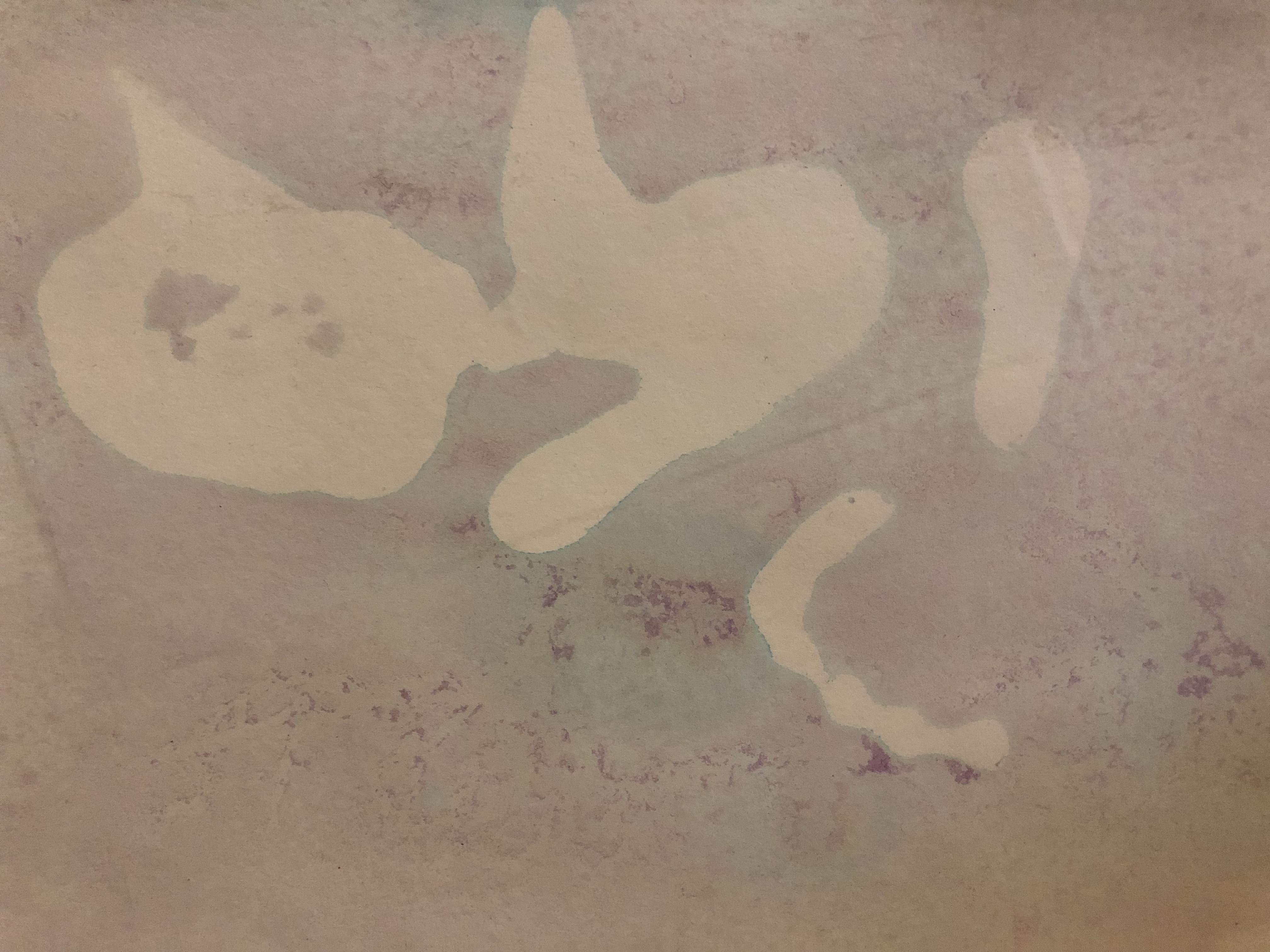 small creature on paper